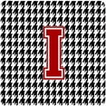 thumbnail image 1 of Monogram - Houndstooth Foam Coasters Initial I, Set - 4, 1 of 1