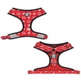 thumbnail image 1 of Kole Imports AG370 Fresh Pawz Monogram Hype Red Mesh Harness - Extra Small - Pack of 16, 1 of 8