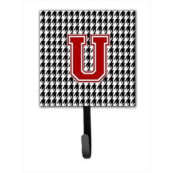 Monogram - Initial U Houndstooth Leash Holder Or Key Hook