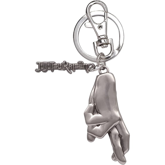 Monogram Jujutsu Kaisen: Satoru Gojo's Hand Sign Pewter Key Ring
