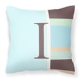 thumbnail image 1 of Monogram Letter Fabric Decorative Pillow, 1 of 4