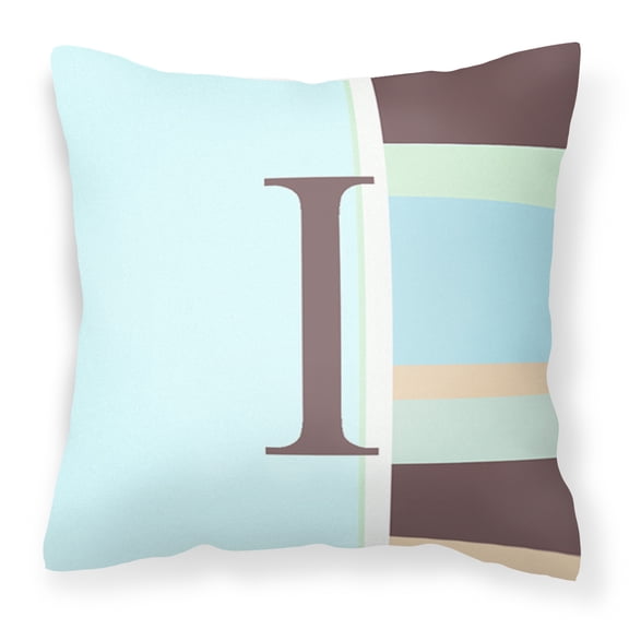 Monogram Letter Fabric Decorative Pillow