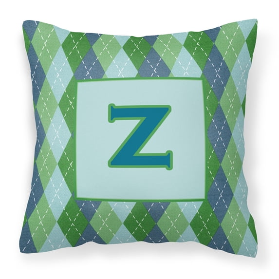 Monogram Letter Fabric Decorative Pillow