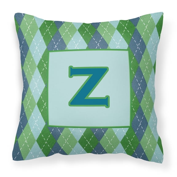 Monogram Letter Fabric Decorative Pillow