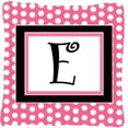 thumbnail image 1 of Monogram Letter Fabric Decorative Pillow, 1 of 1