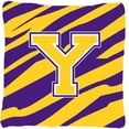 thumbnail image 1 of Monogram Letter Fabric Decorative Pillow, 1 of 1