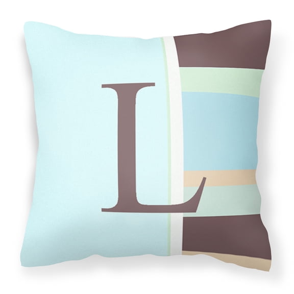 Monogram Letter Fabric Decorative Pillow