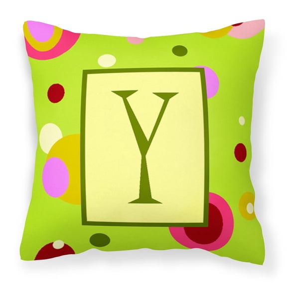 Monogram Letter Fabric Decorative Pillow