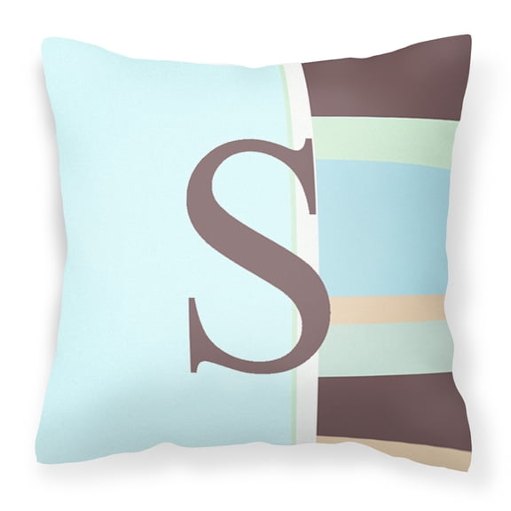 Monogram Letter Fabric Decorative Pillow