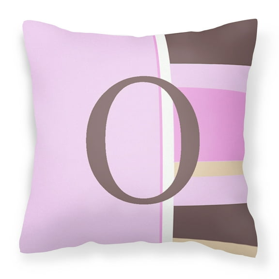 Monogram Letter Fabric Decorative Pillow