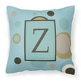 thumbnail image 1 of Monogram Letter Fabric Decorative Pillow, 1 of 4