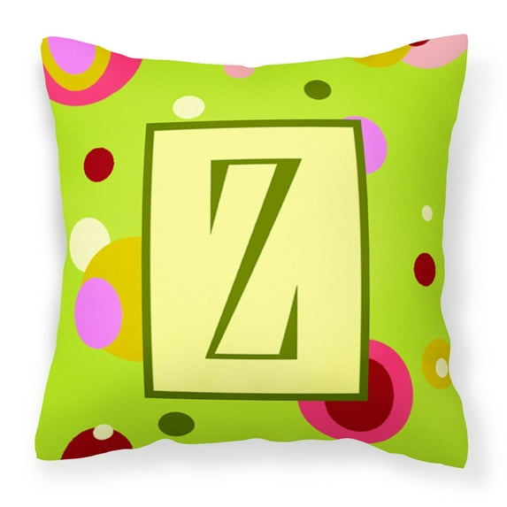 Monogram Letter Fabric Decorative Pillow
