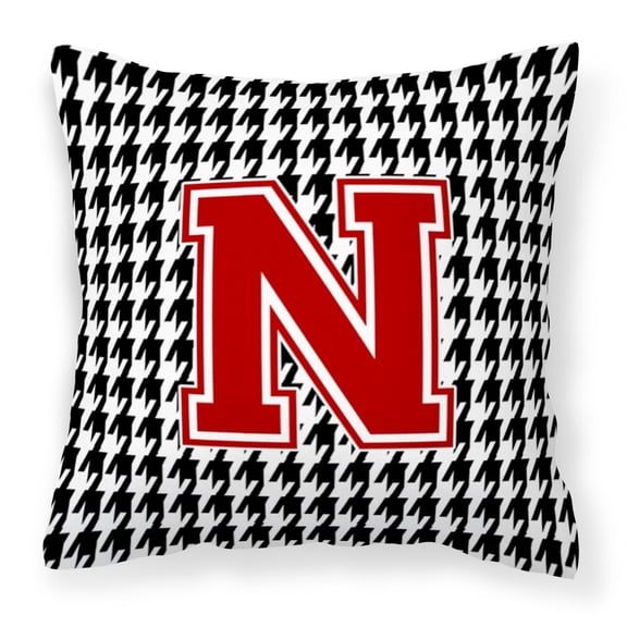 Monogram Letter Fabric Decorative Pillow