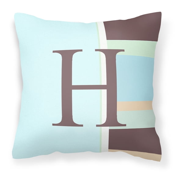 Monogram Letter Fabric Decorative Pillow