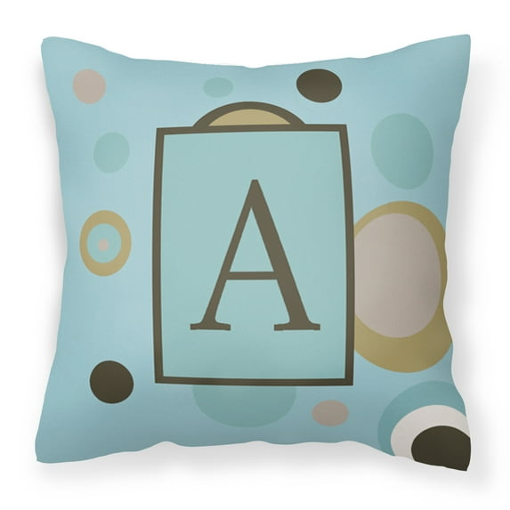 Monogram Letter Fabric Decorative Pillow