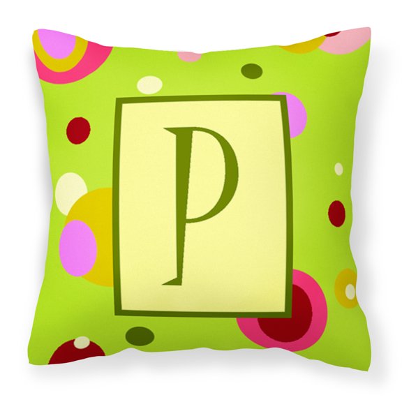 Monogram Letter Fabric Decorative Pillow