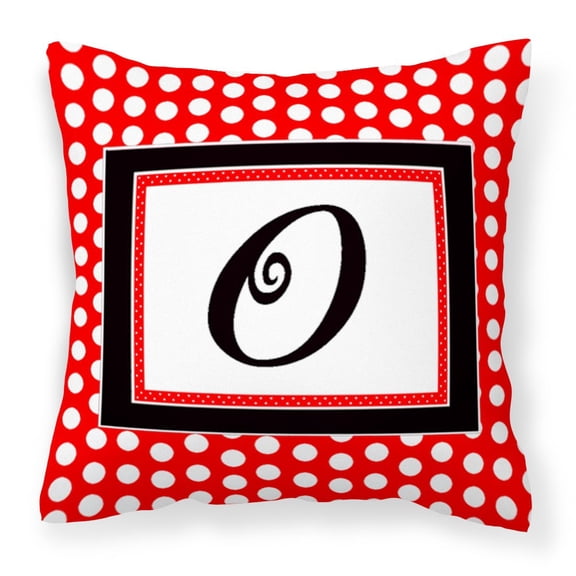 Monogram Letter Fabric Decorative Pillow