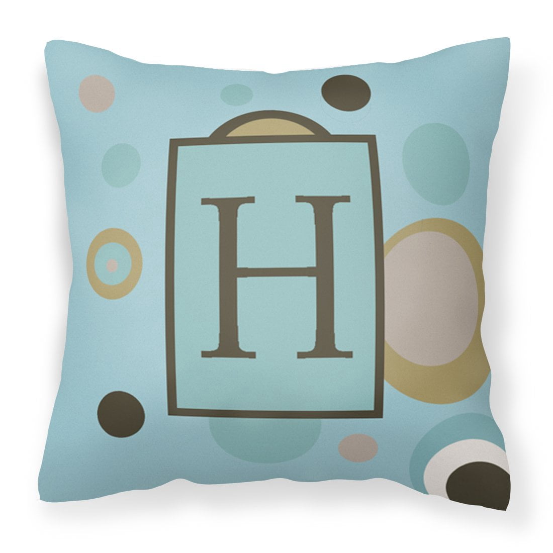 Monogram Letter Fabric Decorative Pillow