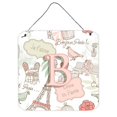 thumbnail image 1 of Monogram Letter Love in Paris Pink Wall or Door Hanging Prints, 1 of 7