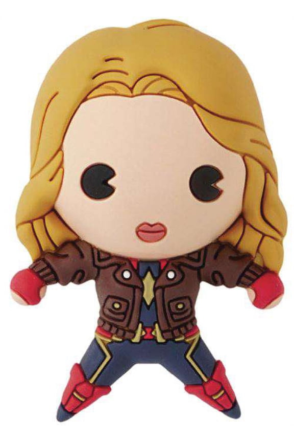 Monogram Marvel 3D Figural Bag Clip Captain Marvel Keychain (Exclusive B) (No Packaging)