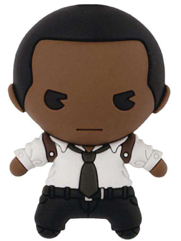 Monogram Marvel 3D Figural Bag Clip Captain Marvel Nick Fury Keychain (No Packaging)
