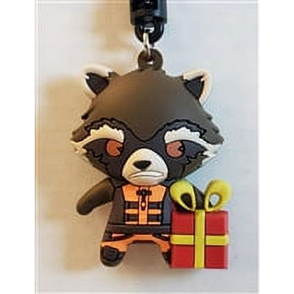 Monogram Marvel Holiday Collection 3D Bag Clip - Rocket