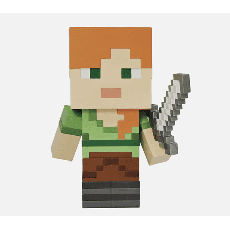 Monogram Minecraft Figural PVC 8.5" Coin Bank Figural Bank Creeper - Alex