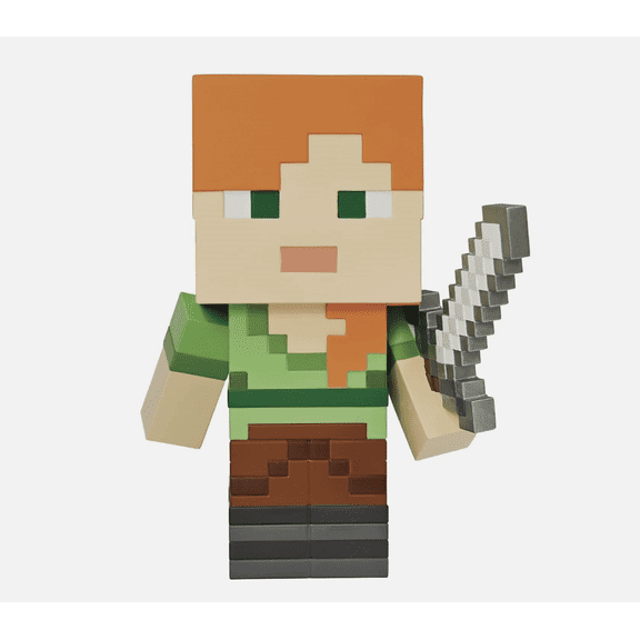 Monogram Minecraft Figural PVC 8.5" Coin Bank Figural Bank Creeper - Alex