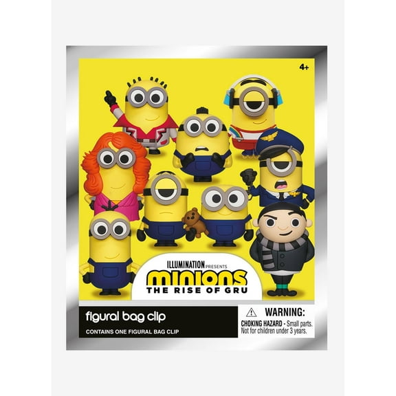 Monogram: Minions: The Rise of Gru Series 1 - 3D Foam Bag Clip Blind Bag