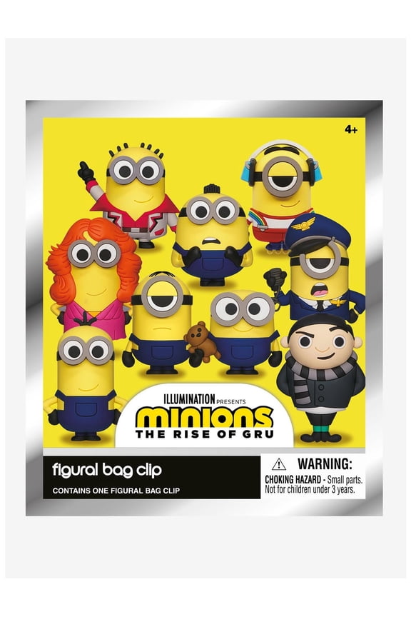 Monogram: Minions: The Rise of Gru Series 1 - 3D Foam Bag Clip Blind Bag