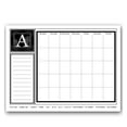 thumbnail image 1 of Monogram Monthly Dry Erase Calendar, 1 of 5