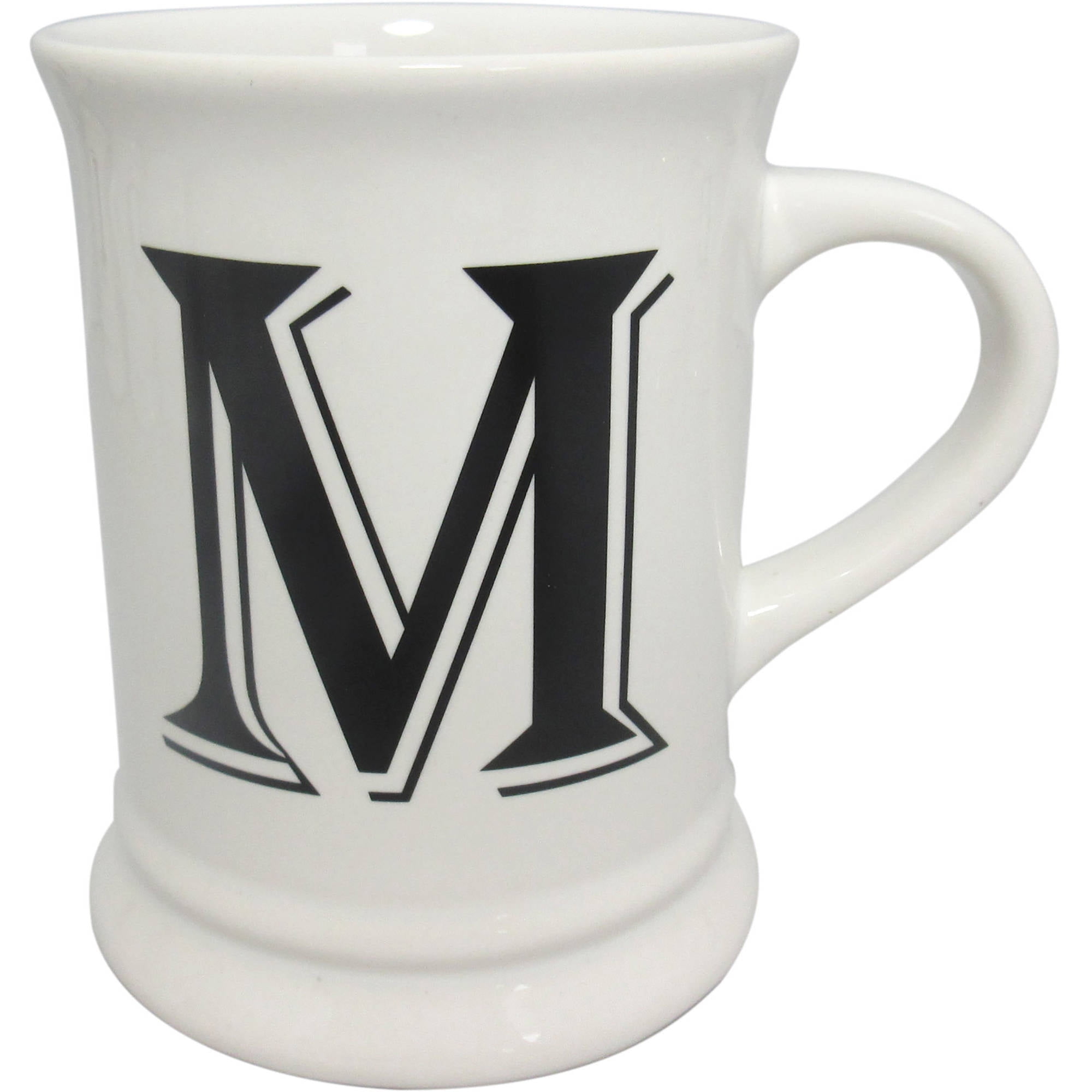Design Clique Monogram Letter Mug