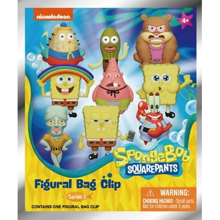 Monogram Nickelodeon Collectible Kids SpongeBob SquarePants Action Figures, Foam, 0.63 oz