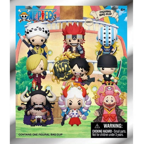 Monogram One Piece - Series 5 3D Figural Foam Bag Clip in Blind Bag