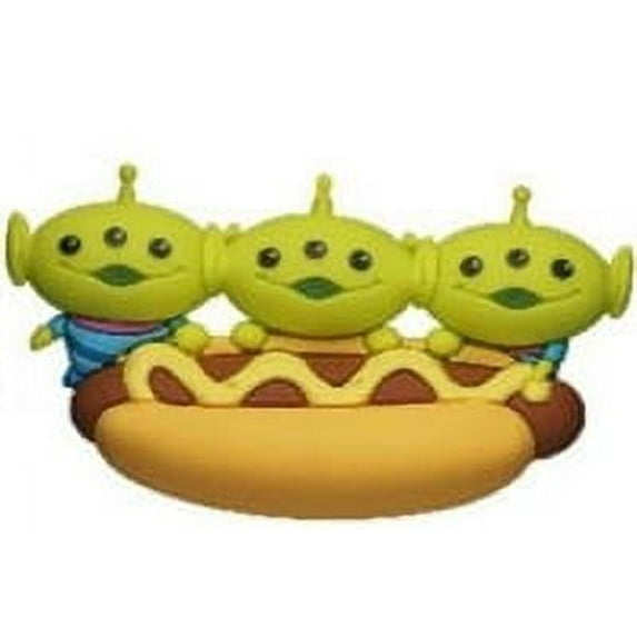 Monogram Pixar Collection Series 38 3D Figural Bag Clip - Aliens with Hot Dog