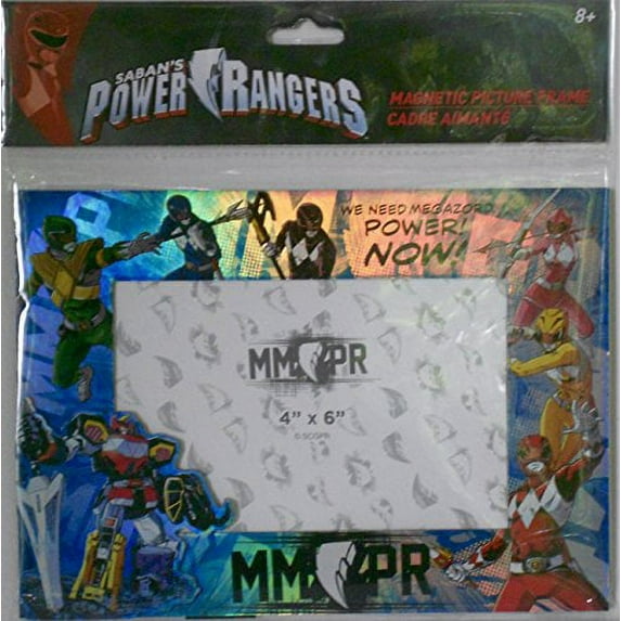 Monogram Power Rangers 4" x 6" Magnetic Picture Frame
