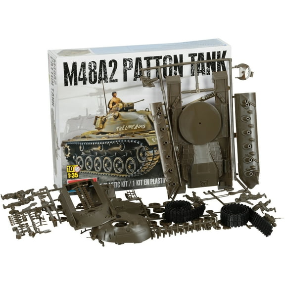 Monogram Revell 1:35 M48A2 Patton Tank, Green