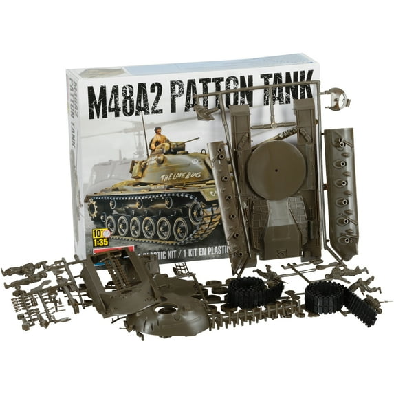 Monogram Revell 1:35 M48A2 Patton Tank, Green
