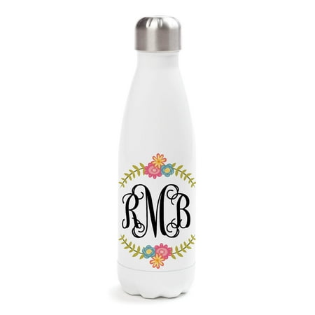 Monogram Stainless Steel Water Bottle