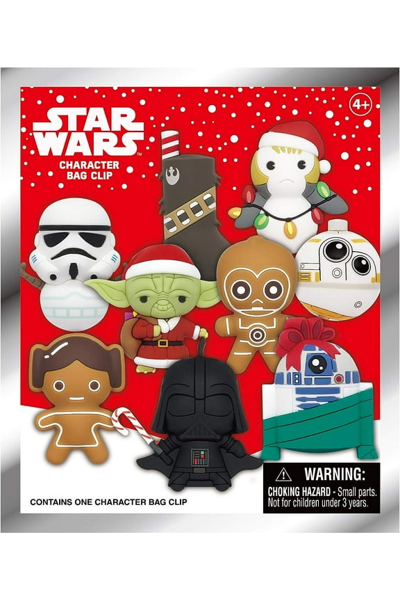 Monogram International Star Wars Christmas 3D Foam Bag Clip Blind Bag New