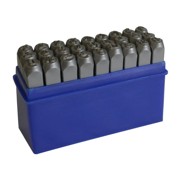 Monogram Steel Alphabet Stamp Set 6 MM Upper Case Jewelry Making Metal Forming Stamping Marking Tools