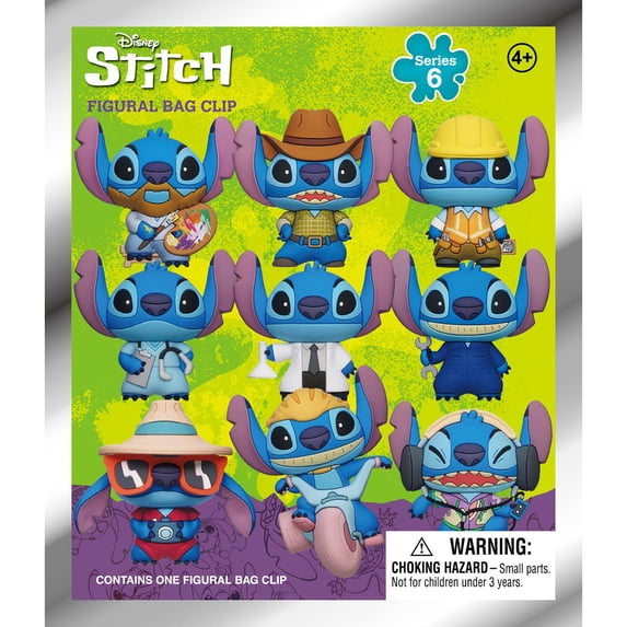 Disney Stitch 3D Foam Bag Clip Blind Bag