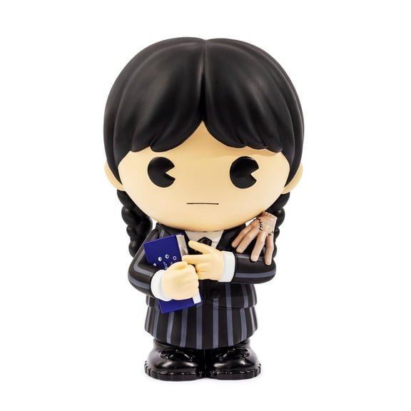 Monogram The Addams Family - Wednesday Addams with Thing PVC Figural Coin Bank