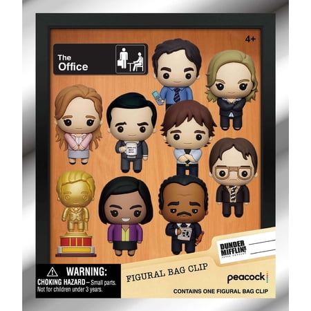 The Office 3D Foam Bag Clip | 1 Random