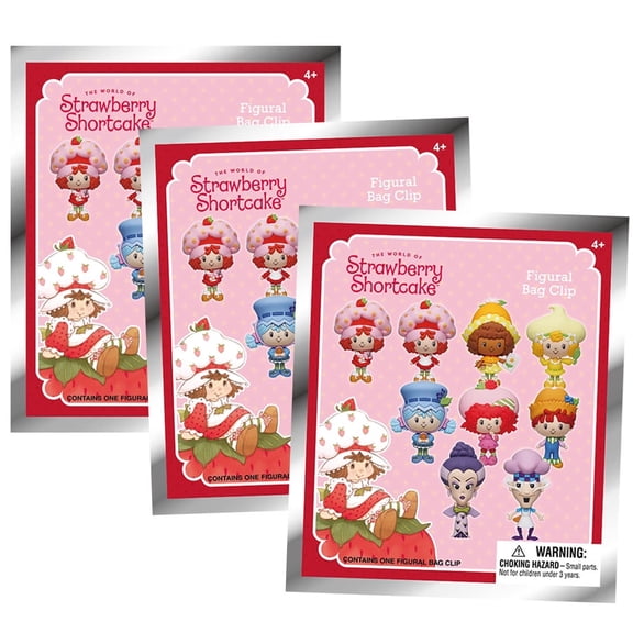 Monogram The World of Strawberry Shortcake Bag Clip (3 Random)