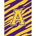 thumbnail image 1 of Monogram - Tiger Stripe - Purple Gold Initial A Monogram Initial Flag Garden, 1 of 7