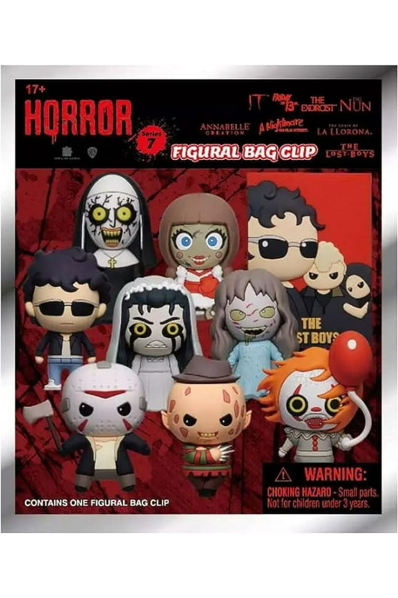 Warner Bros Horror: 3D Series 7 Foam 1pc Collectible Figural Bag Clip
