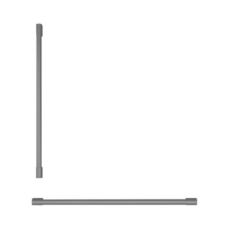 Statement Handle Kit for Select Monogram Bottom-Freezer Refrigerators - Silver