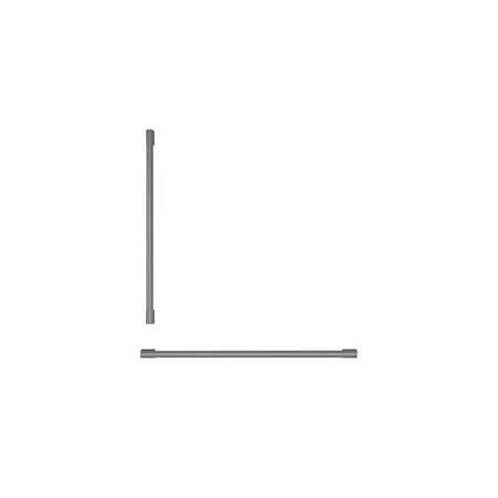 Statement Handle Kit for Select Monogram Bottom-Freezer Refrigerators - Silver