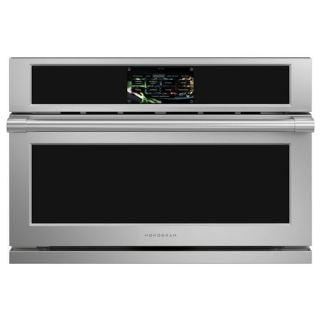 Monogram - 30" Built-In Single Electric Convection Oven with 240v Advantium Technology - Stainless Steel